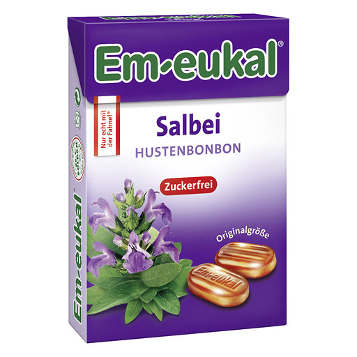 EM-EUKAL Bonbons Salbei zuckerfrei Box