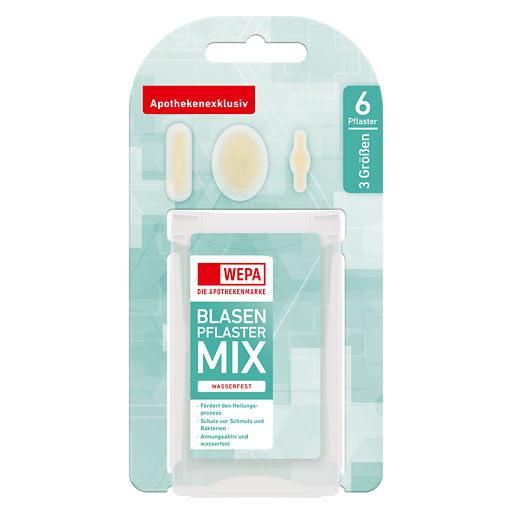 WEPA Blasenpflaster Mix 3 Gr&ouml;&szlig;en