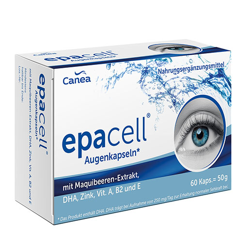 EPACELL Augenkapseln m.Maquibeere DHA+EPA