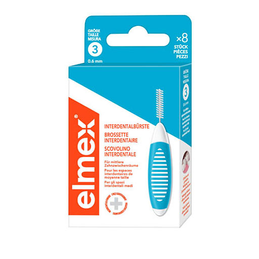 ELMEX Interdentalb&uuml;rsten ISO Gr.3 0,6 mm blau