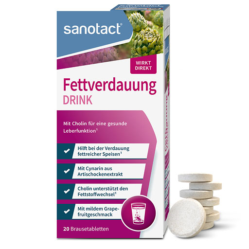SANOTACT Fettverdauung Drink Brausetabletten