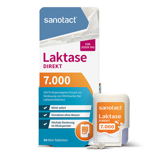 SANOTACT Laktase 7.000 FCC Mini-Tabletten
