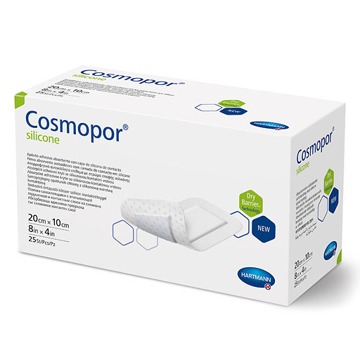 COSMOPOR silicone Wundverband 10x20 cm