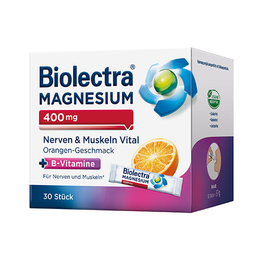 BIOLECTRA Magnesium 400 mg Nerven & Muskeln Vital