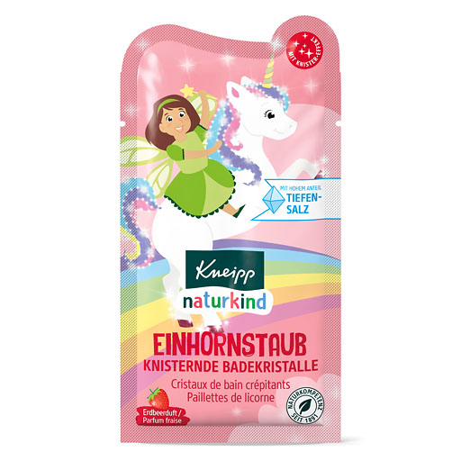 KNEIPP naturkind Knisternde Badesalze EINHORNSTAUB