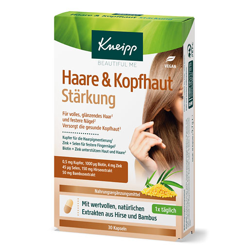 KNEIPP Haare & Kopfhaut St&auml;rkung Kapseln