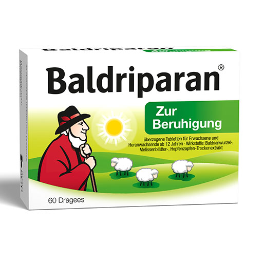 BALDRIPARAN zur Beruhigung &uuml;berzogene Tabletten