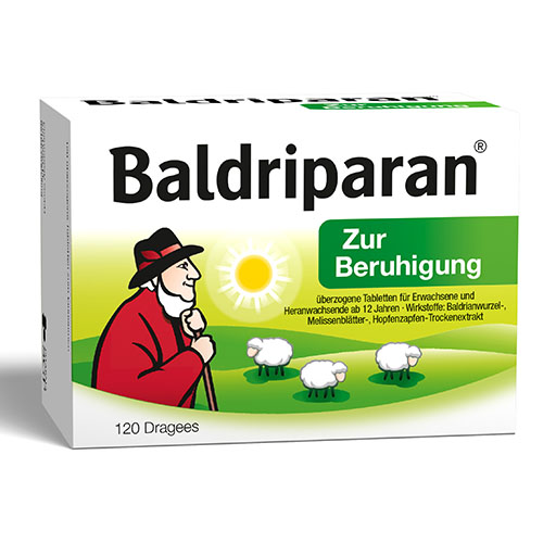 BALDRIPARAN zur Beruhigung &uuml;berzogene Tabletten