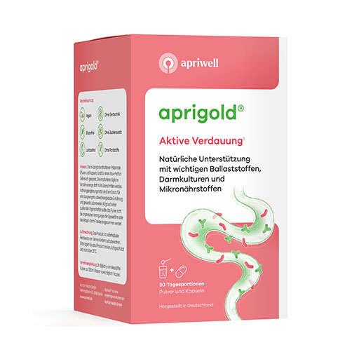 APRIGOLD Pulver+Kapseln Set Apriwell