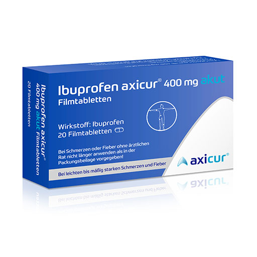 IBUPROFEN axicur 400 mg akut Filmtabletten