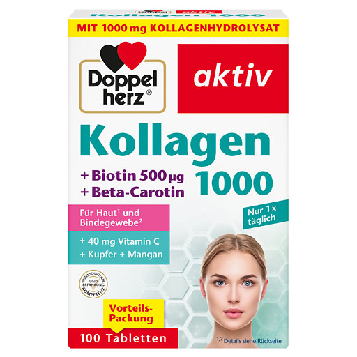 DOPPELHERZ Kollagen 1000 Tabletten