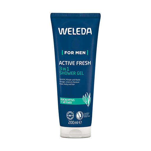 WELEDA for Men Active Fresh 3in1 Shower Gel