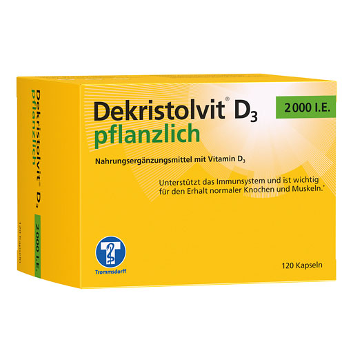 DEKRISTOLVIT D3 2000 I.E. pflanzlich Kapseln