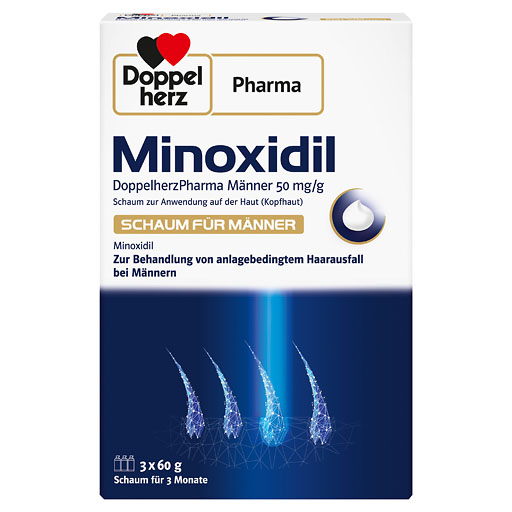 MINOXIDIL DoppelherzPharma M&auml;nner 50 mg/g Schaum