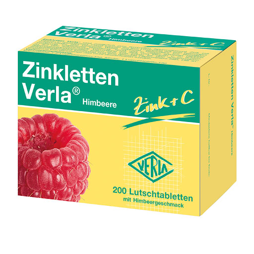 ZINKLETTEN Verla Himbeere Lutschtabletten