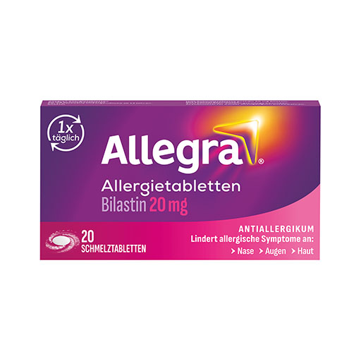 ALLEGRA Allergietabletten 20 mg Schmelztabletten