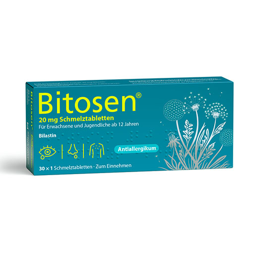 BITOSEN 20 mg Allergie-Schmelztabletten