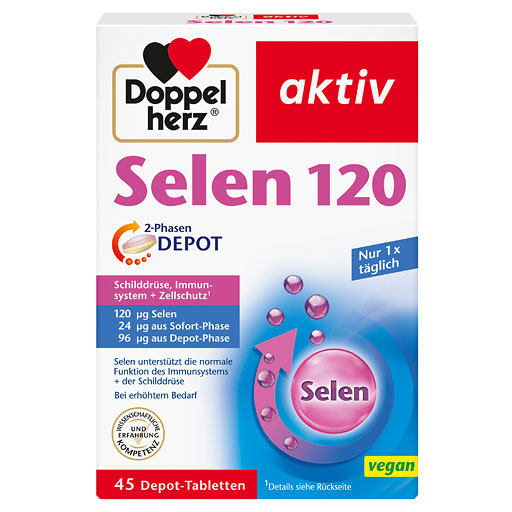 DOPPELHERZ Selen 120 2-Phasen Depot Tabletten