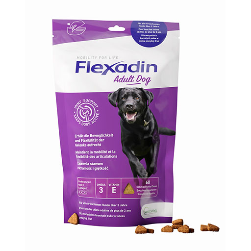 FLEXADIN Adult Dog Chews Erg.Futtermitt.f.Hunde