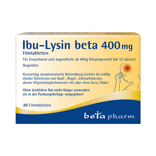 IBU-LYSIN beta 400 mg Filmtabletten