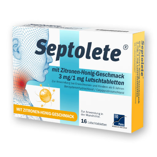 SEPTOLETE m.Zitronen-Honig-Geschm.3mg/1mg Lut.-T.