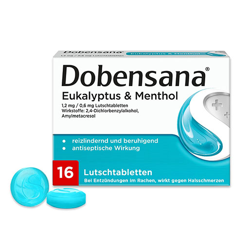DOBENSANA Eukalyptus & Menthol 1,2mg/0,6mg Lut.-T.