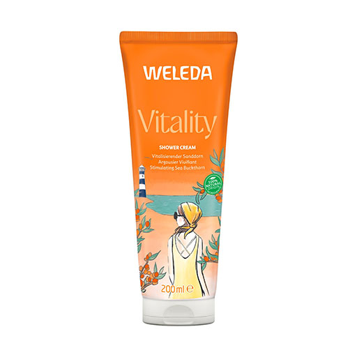 WELEDA Vitality Shower Cream Sanddorn