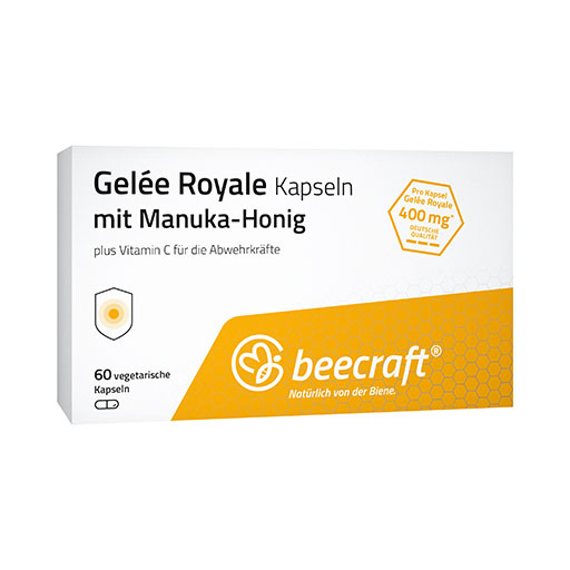 BEECRAFT Gelee Royale Kapseln mit Manuka-Honig