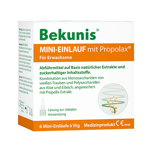 BEKUNIS Mini-Einlauf mit Propolax Klistiere