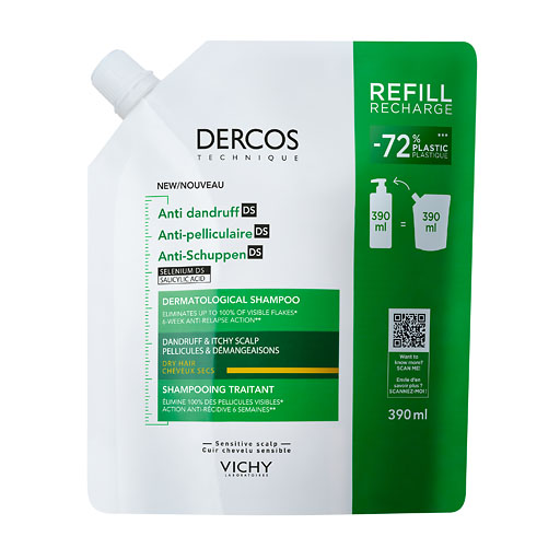 VICHY DERCOS Anti-Schuppen Shampoo trock.Kopfh.NF