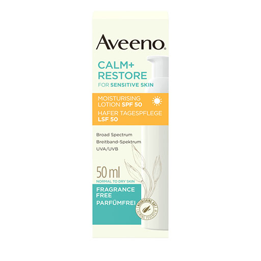 AVEENO Calm+ Restore Hafer Tagespflege Cre.LSF 50