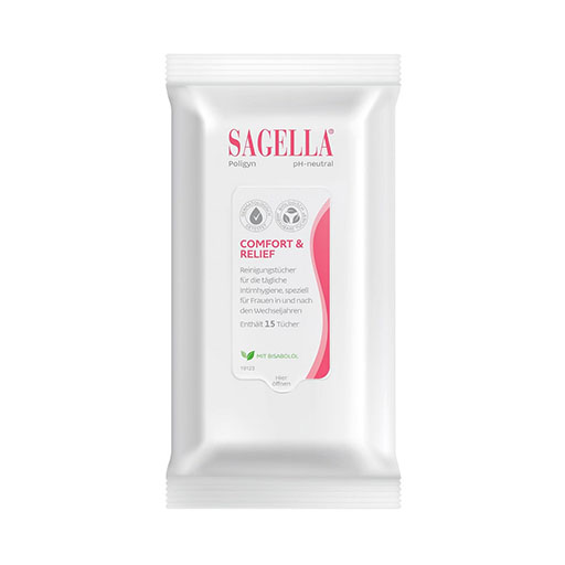 SAGELLA poligyn 50 Plus Reinigunst&uuml;ch.f.d.Intimpfl