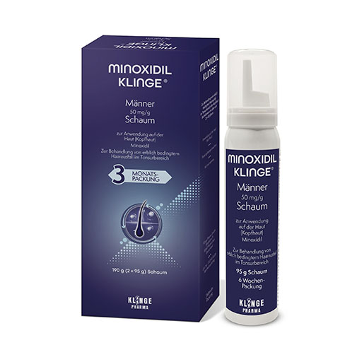 MINOXIDIL Klinge M&auml;nner 50 mg/g Schaum