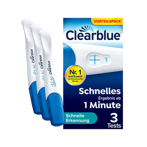 CLEARBLUE Schwangerschaftstest schnelle Erkennung