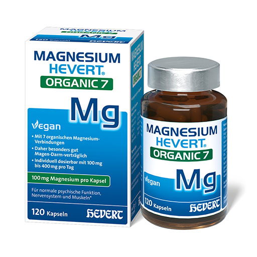 MAGNESIUM HEVERT Organic 7 Kapseln