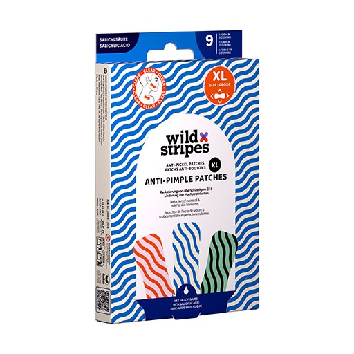 WILD STRIPES Anti-Pimple Patches XL clear