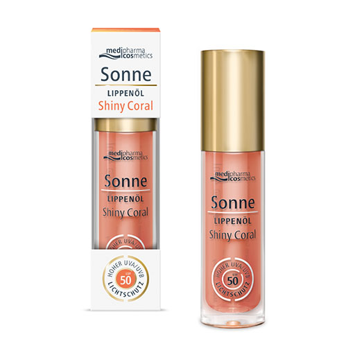 SONNE Lippen&ouml;l shiny coral LSF 50