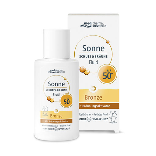 SONNE Schutz & Br&auml;une Fluid bronze LSF 50+