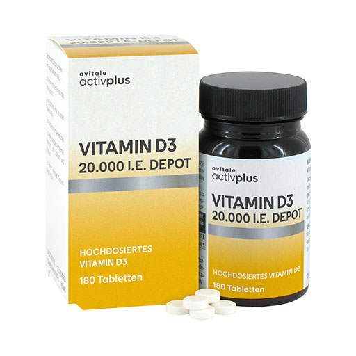 ACTIVPLUS Vitamin D3 20.000 I.E. Depot Tabletten