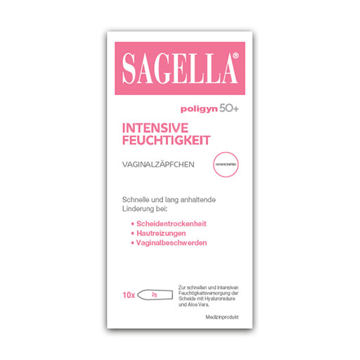 SAGELLA poligyn 50+ intensive Feuchtigkeit Ovula